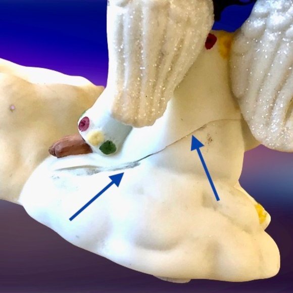 PartyLite Angel Votive Tealight Candle Holder Lot of 2 DAMAGED - Picture 14 of 16